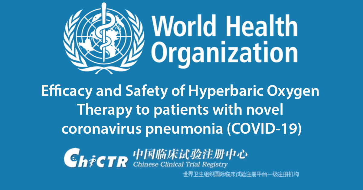 Chinese Clinical Trial Efficacy and Safety of Hyperbaric Oxygen