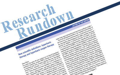 Research Rundown – Episode 23: Harch; New scientific definitions – hyperbaric therapy and hyperbaric oxygen therapy