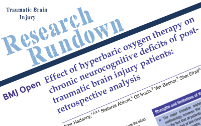 Research Rundown – Episode 1: Effect of HBOT on Chronic Neurocognitive Deficits of TBI Patients