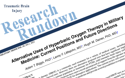Research Rundown – Episode 3: Alternative Uses of Hyperbaric Oxygen Therapy in Military Medicine