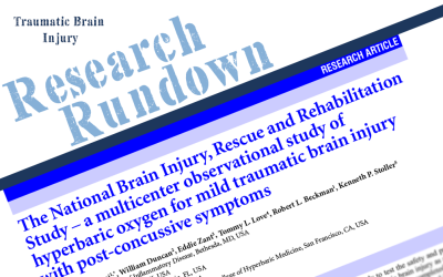 Research Rundown – Episode 5: National Brain Injury Rescue Rehabilitation (NBIRR) Study