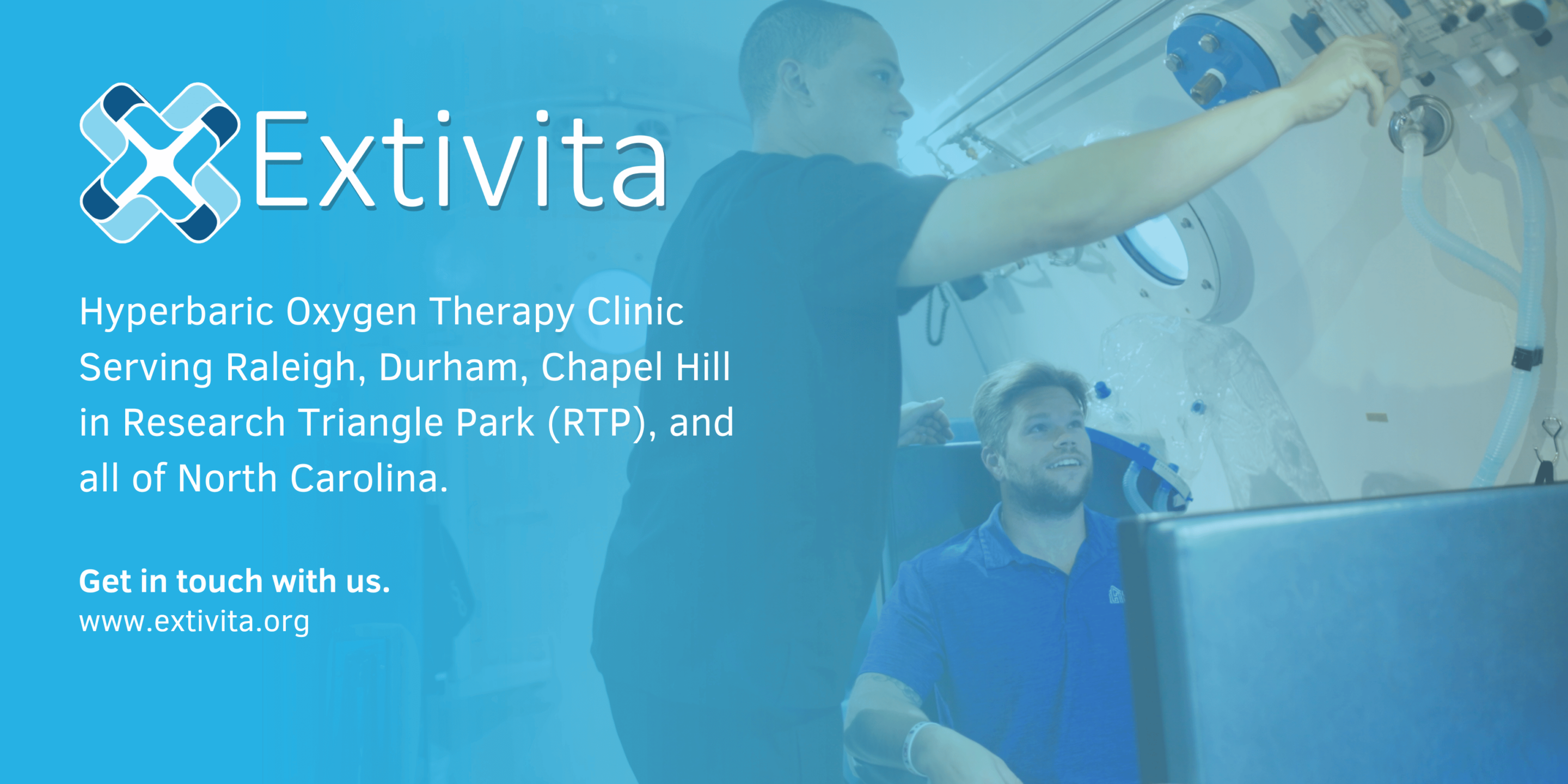 Extivita RTP - Hyperbaric Oxygen Therapy Clinic Located in Durham, NC